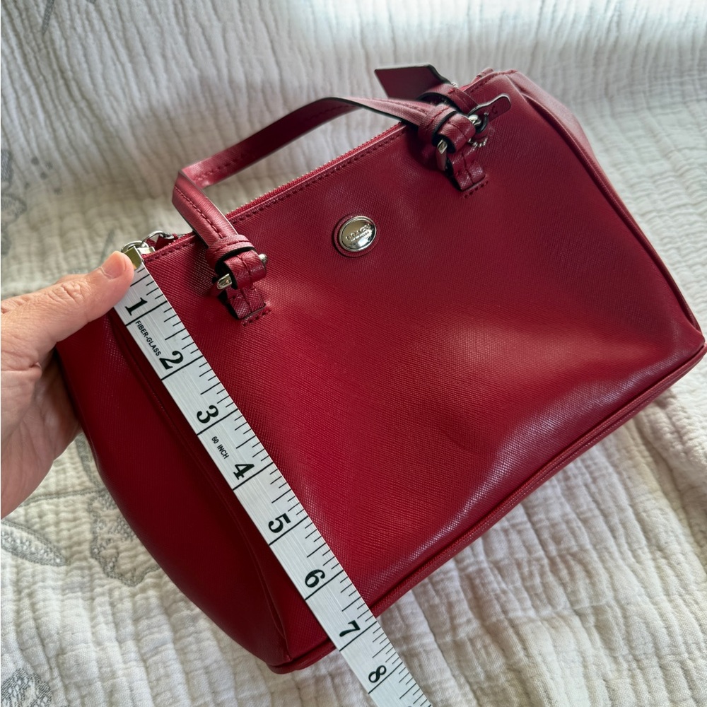 Coach Red Leather Mini Satchel – Classic Design - Picture 12 of 16